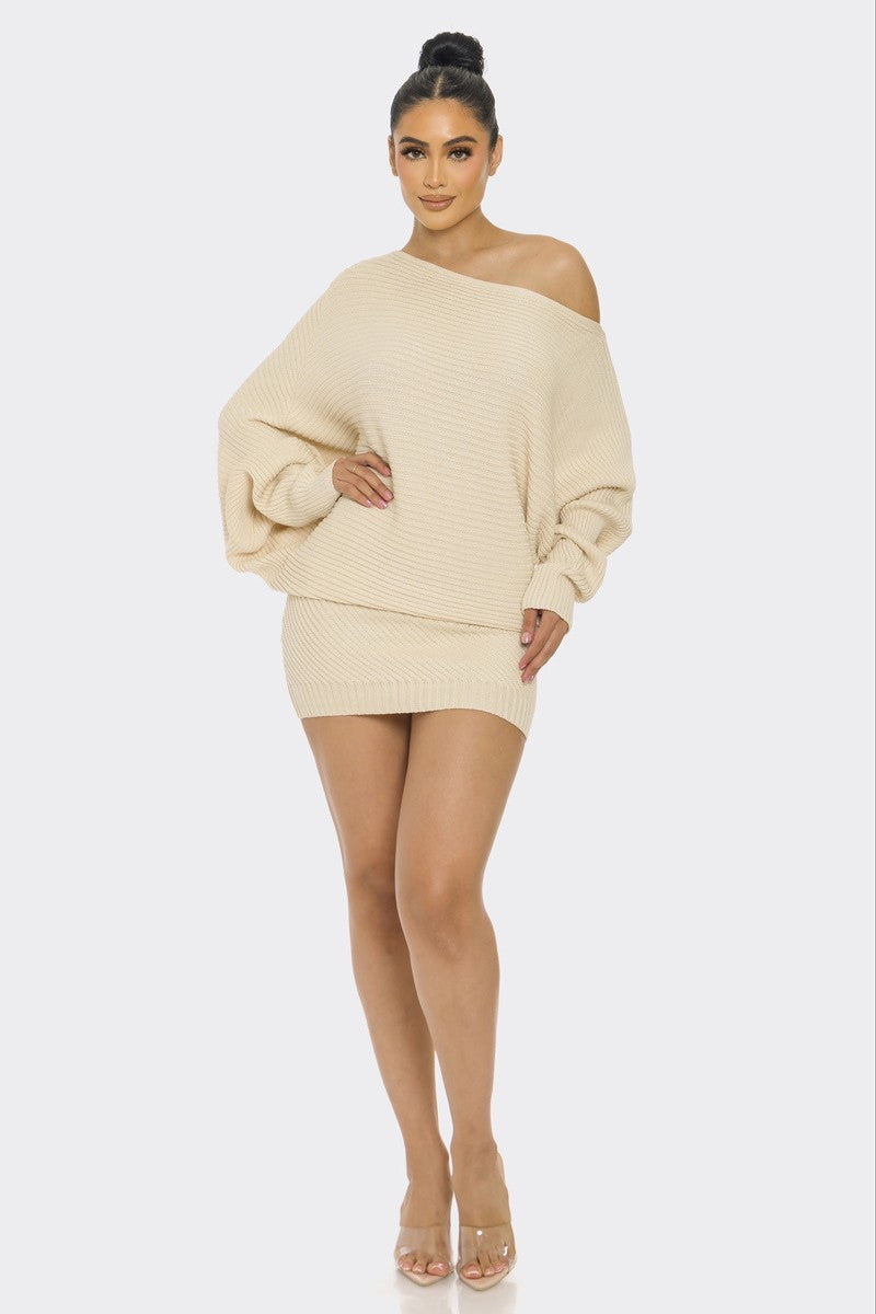 Sweater Mini Dress - women's dress at TFC&H Co.