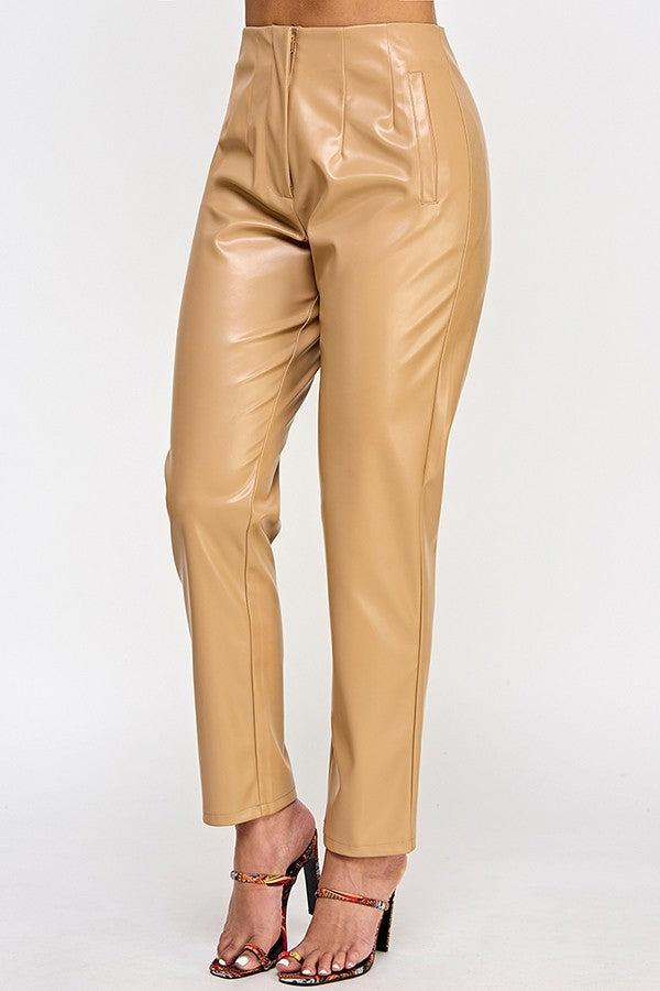 - Faux Leather Pants - 2 colors - womens pants at TFC&H Co.