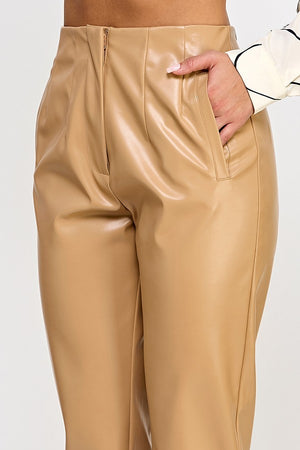 - Faux Leather Pants - 2 colors - womens pants at TFC&H Co.