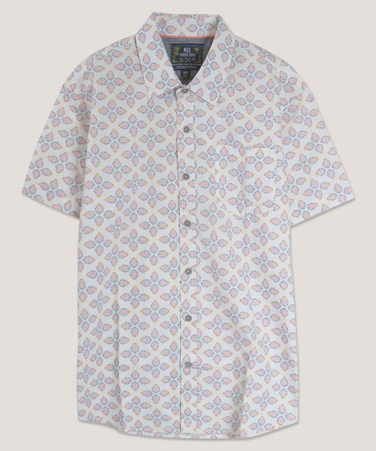 Geo Tile Men's Button Up Shirt - men's button up shirt at TFC&H Co.