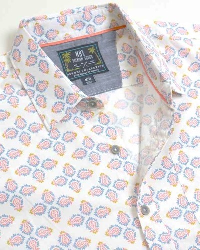 Geo Tile Men's Button Up Shirt - men's button up shirt at TFC&H Co.