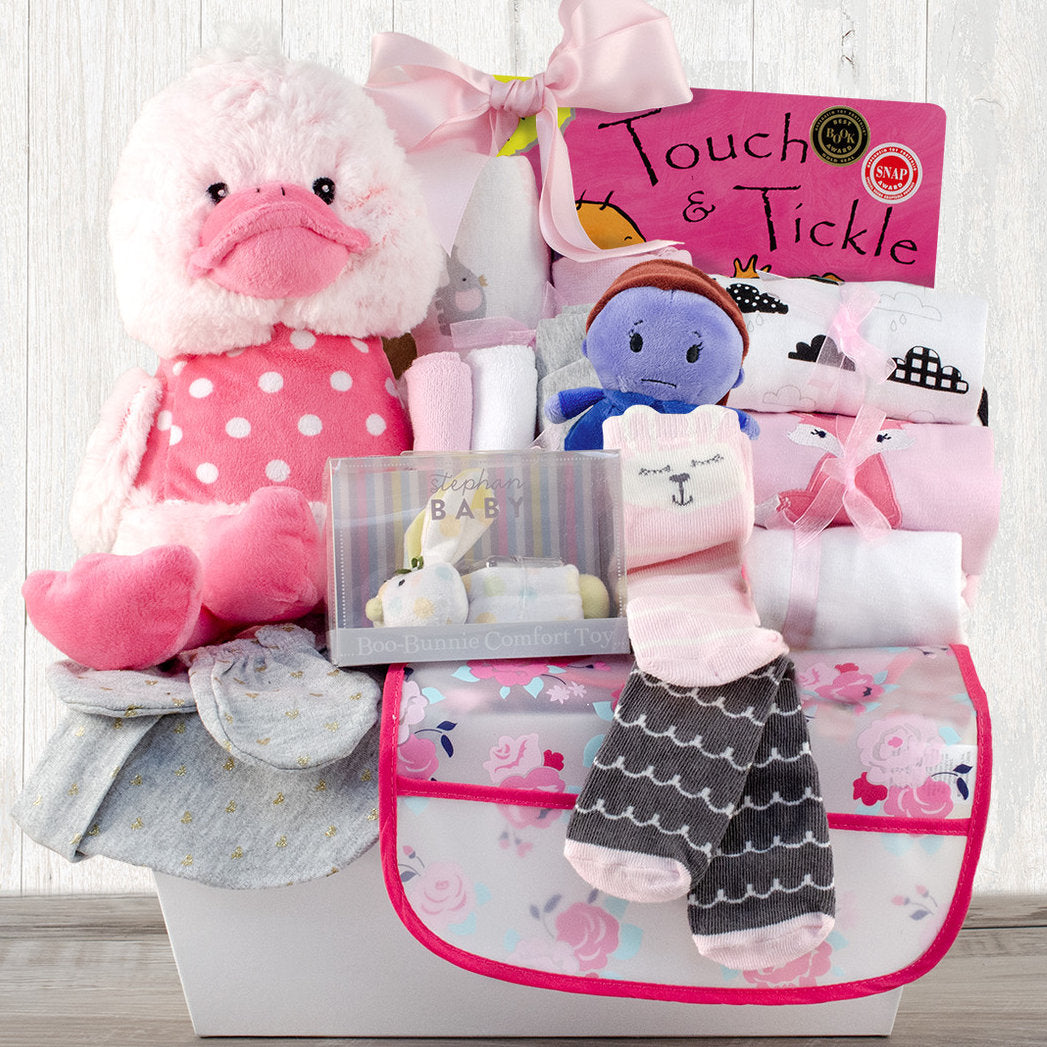 It's a Girl: Baby Girl Gift Basket - Gift basket at TFC&H Co.