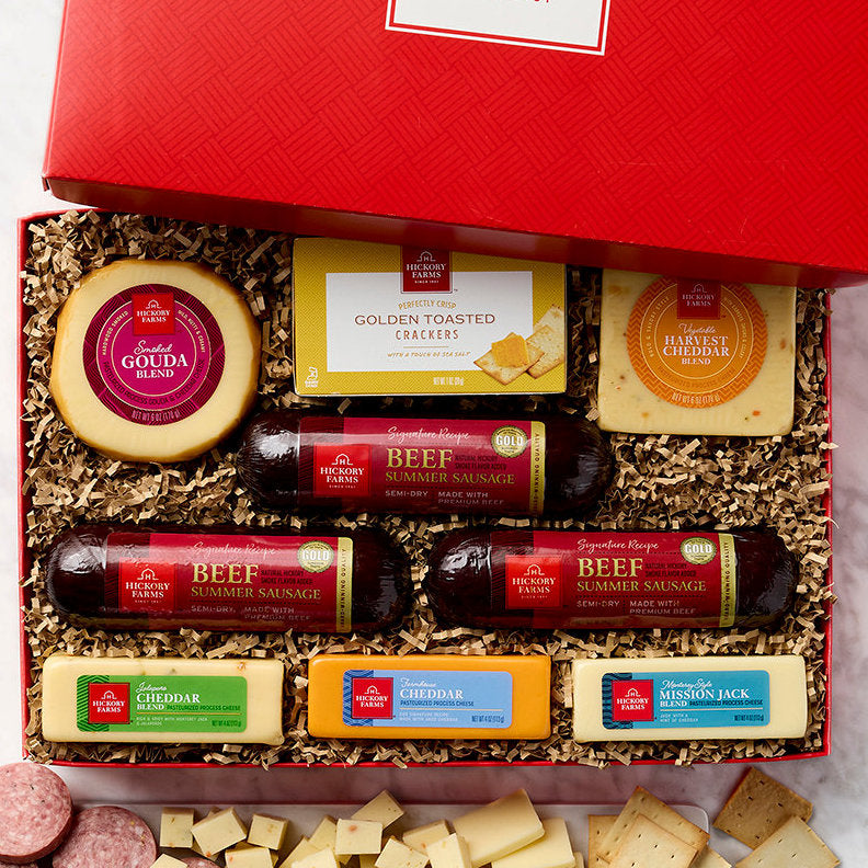 - Hearty Selections: Hickory Farms Gift Box - Gift basket at TFC&H Co.