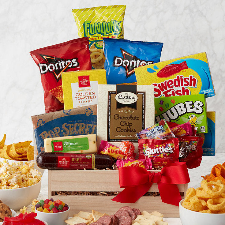 - Snack Attack: Snack Food Gift Crate - Gift basket at TFC&H Co.