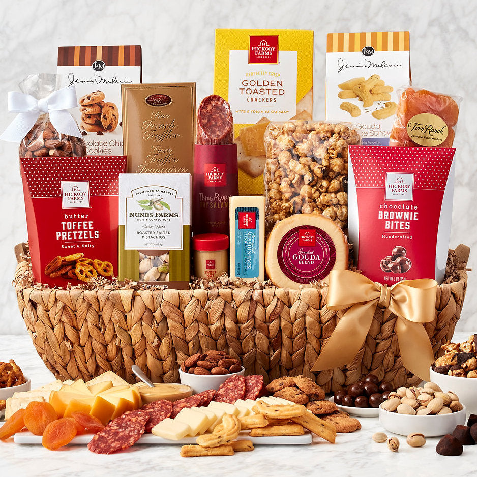 - Gourmet Temptations: Sweet & Savory Gift Basket - Gift basket at TFC&H Co.