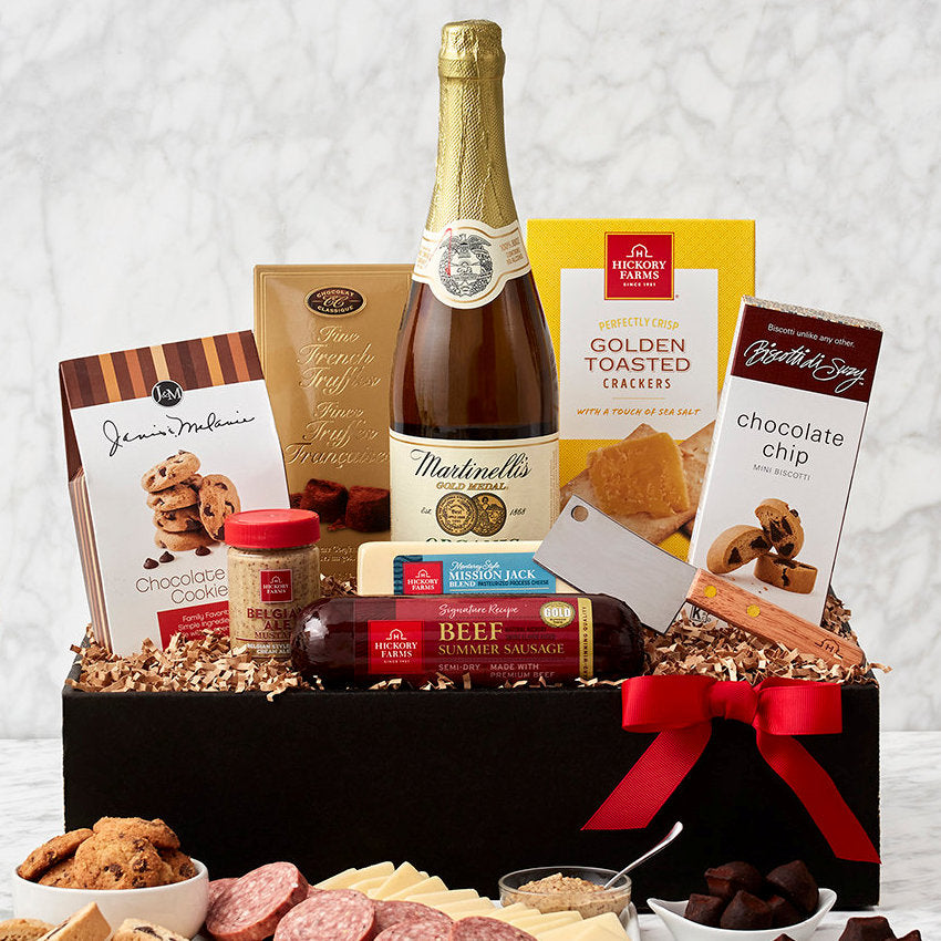 - Sparkling Surprise: Gourmet Gift Box - Gift basket at TFC&H Co.