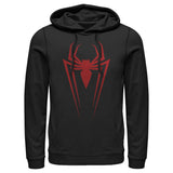 BLACK - Men's Marvel Long Spider Lightweight Hoodie - Lightweight Hoodie at TFC&H Co.