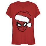 RED - Junior's Marvel Christmas Spidey T-Shirt - kids t-shirt at TFC&H Co.
