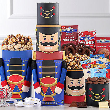 - The Ghirardelli Nutcracker: Holiday Gift Tower - Gift basket at TFC&H Co.