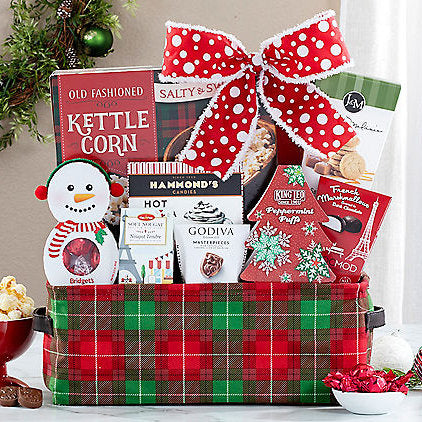 - Snowman Sweets: Christmas Gift Basket - Gift basket at TFC&H Co.