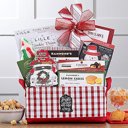 - Jingle All The Way: Gourmet Gift Basket - Gift basket at TFC&H Co.