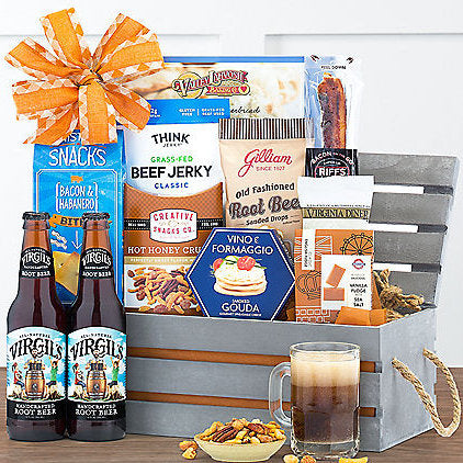- Virgil's Root Beer & Snacks: Gourmet Gift Basket - Gift basket at TFC&H Co.