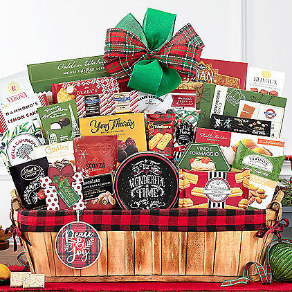 - Holiday Delight: Gourmet Christmas Gift Basket - Gift basket at TFC&H Co.