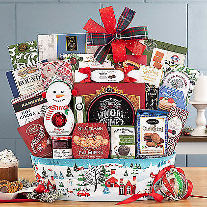 - Festive Delights: Christmas Holiday Gift Basket - Gift basket at TFC&H Co.
