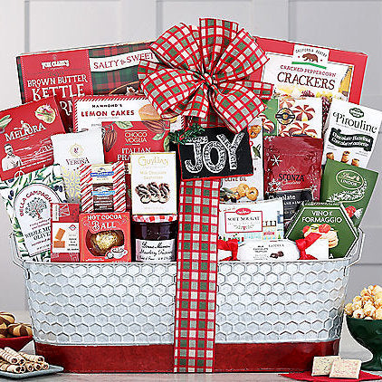 - Holiday Delights: Gourmet Gift Basket - Gift basket at TFC&H Co.