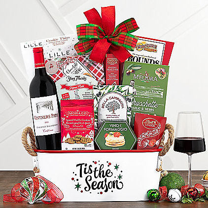 - Vintners Path Cabernet: Holiday Wine Gift Basket - Gift basket at TFC&H Co.