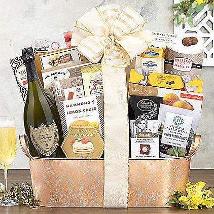 - Dom Perignon: Premium Champagne Basket - Gift basket at TFC&H Co.