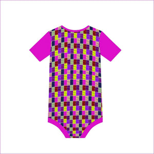 Abstract 2 Baby's Short Sleeve Romper - infant onesie at TFC&H Co.