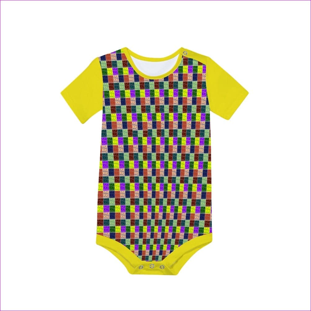 - Abstract Baby's Short Sleeve Romper - infant onesie at TFC&H Co.