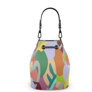 Abstract Wild Luxury Leather Bucket Bag - Bucket Bag at TFC&H Co.