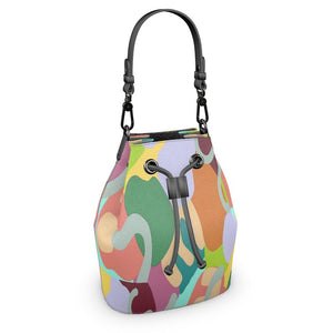 Abstract Wild Luxury Leather Bucket Bag - Bucket Bag at TFC&H Co.