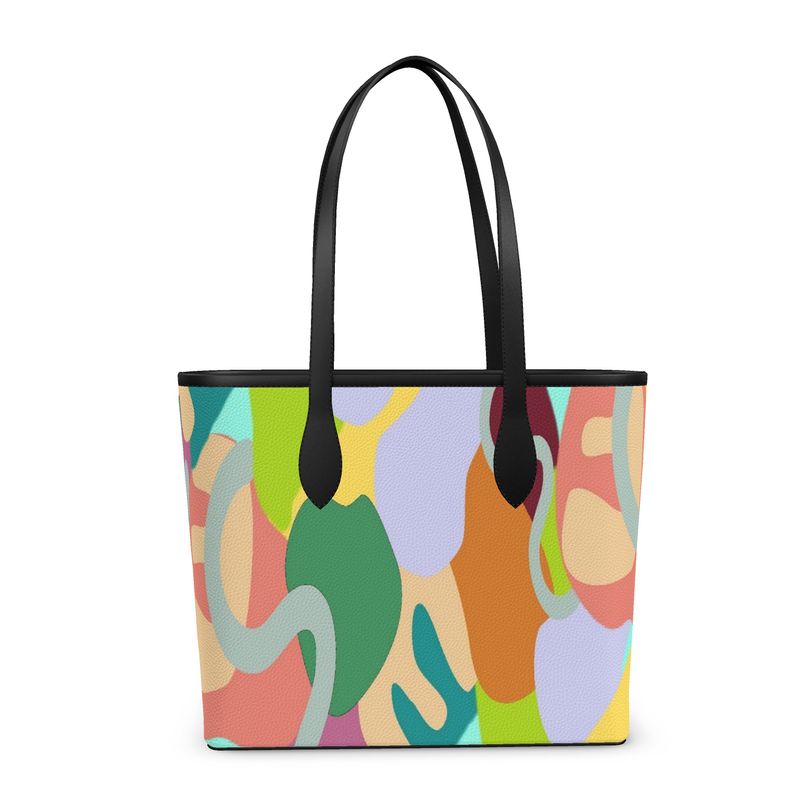 - Abstract Wild Luxury Leather City Shopper - Leather City Shopper at TFC&H Co.
