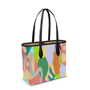 - Abstract Wild Luxury Leather City Shopper - Leather City Shopper at TFC&H Co.