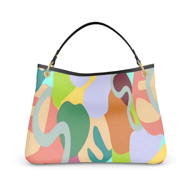 Abstract Wild Luxury Leather Talbot Slouch Bag - Talbot Slouch Bag at TFC&H Co.