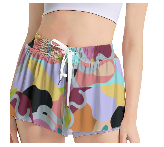 - Abstract Wild Women's Sport Skirt With Pocket - womens culottes at TFC&H Co.
