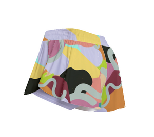 - Abstract Wild Women's Sport Skirt With Pocket - womens culottes at TFC&H Co.