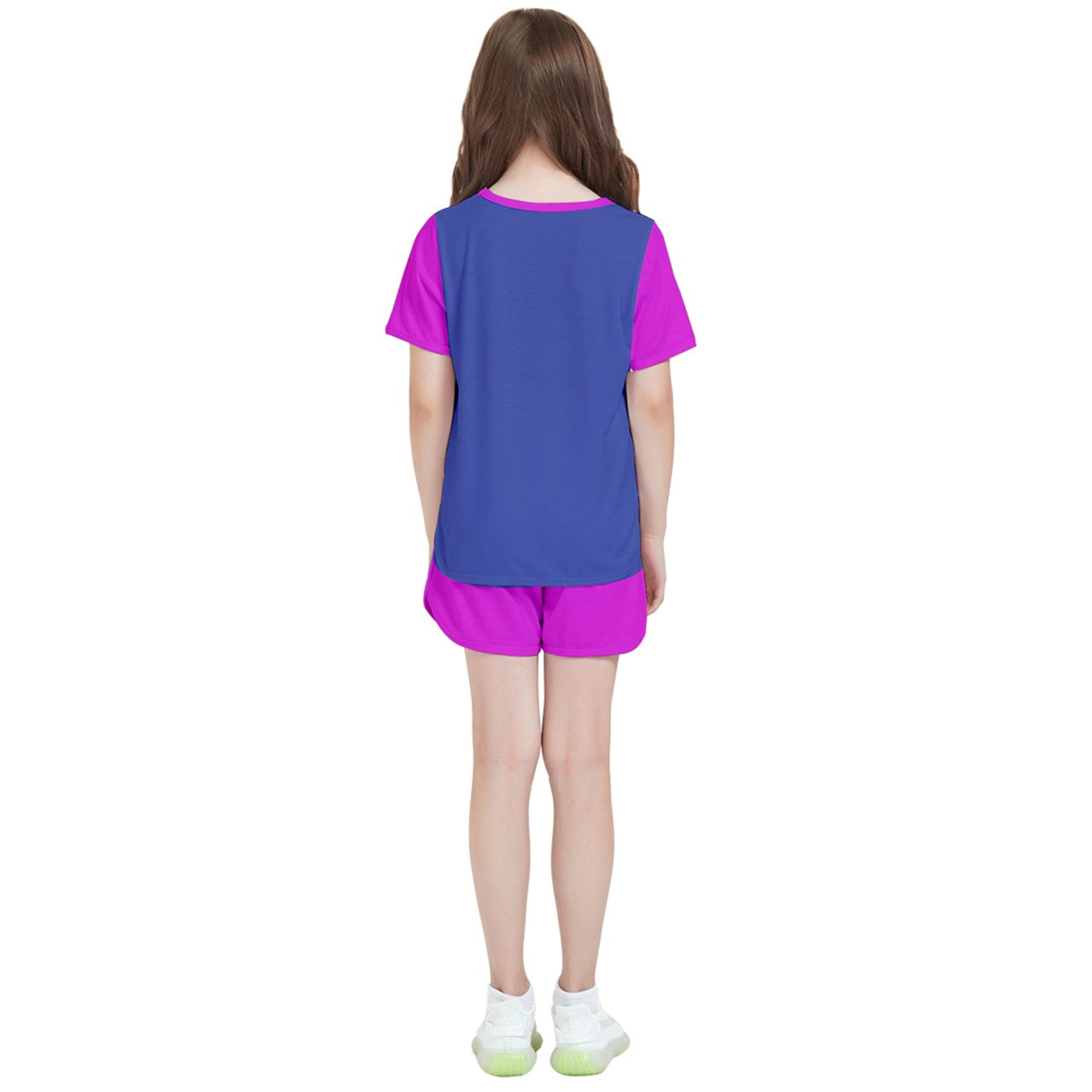 - Fro-Puff Girl's Tee And Sports Shorts Set - girls top & short set at TFC&H Co.