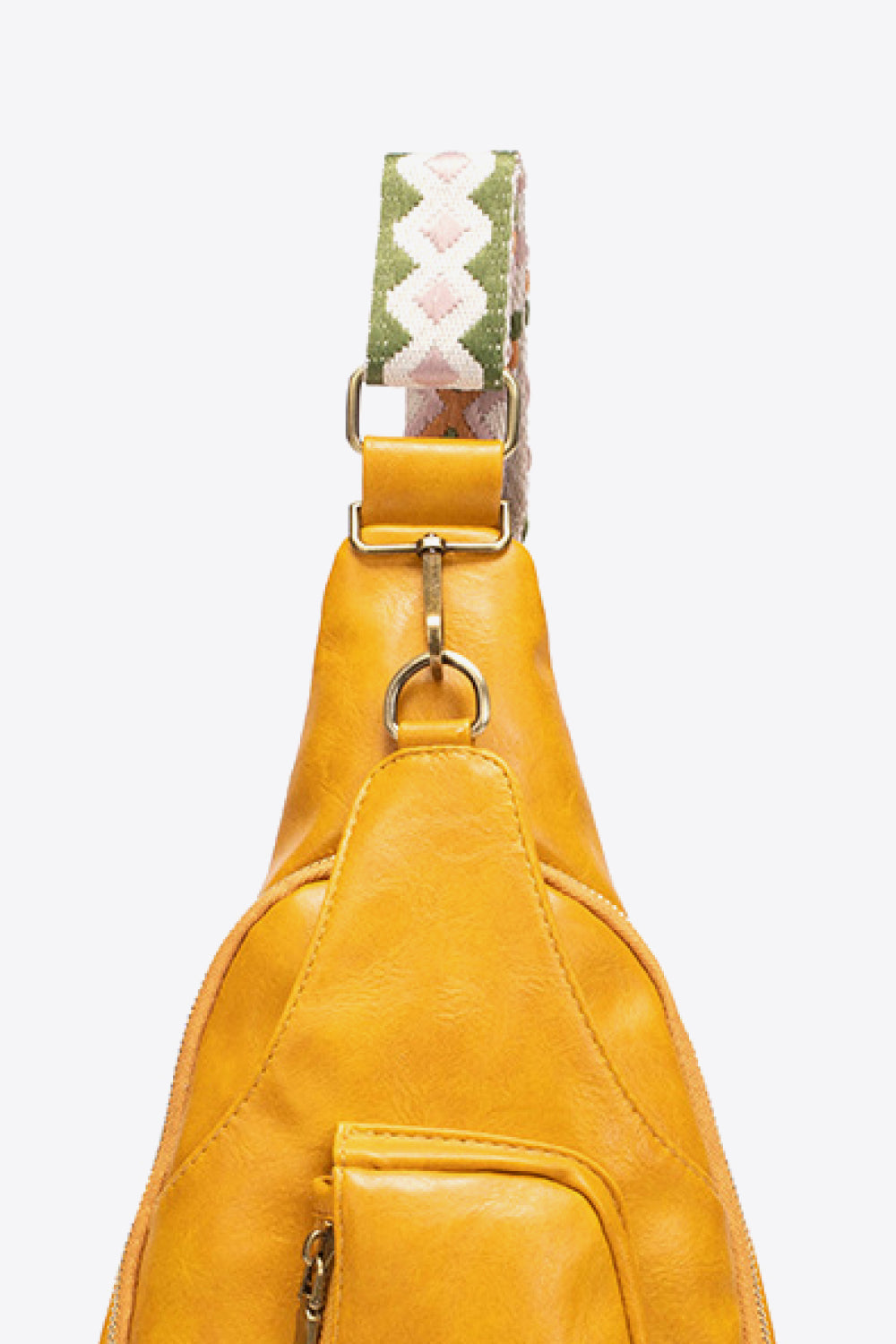 YELLOW ONE SIZE - All The Feels PU Leather Sling Bag - handbag at TFC&H Co.