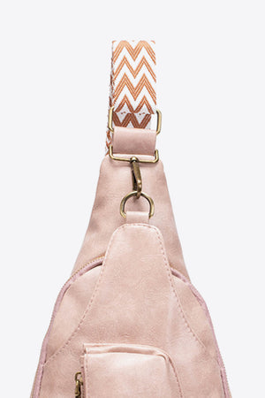 PINK ONE SIZE - All The Feels PU Leather Sling Bag - handbag at TFC&H Co.