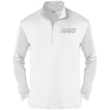 WHITE - AM&IS Activewear 1/4-Zip Pullover - mens shirt at TFC&H Co.