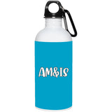 TURQUOISE ONE SIZE - AM&IS Activewear 20 oz. Stainless Steel Water Bottle - Drinkware at TFC&H Co.