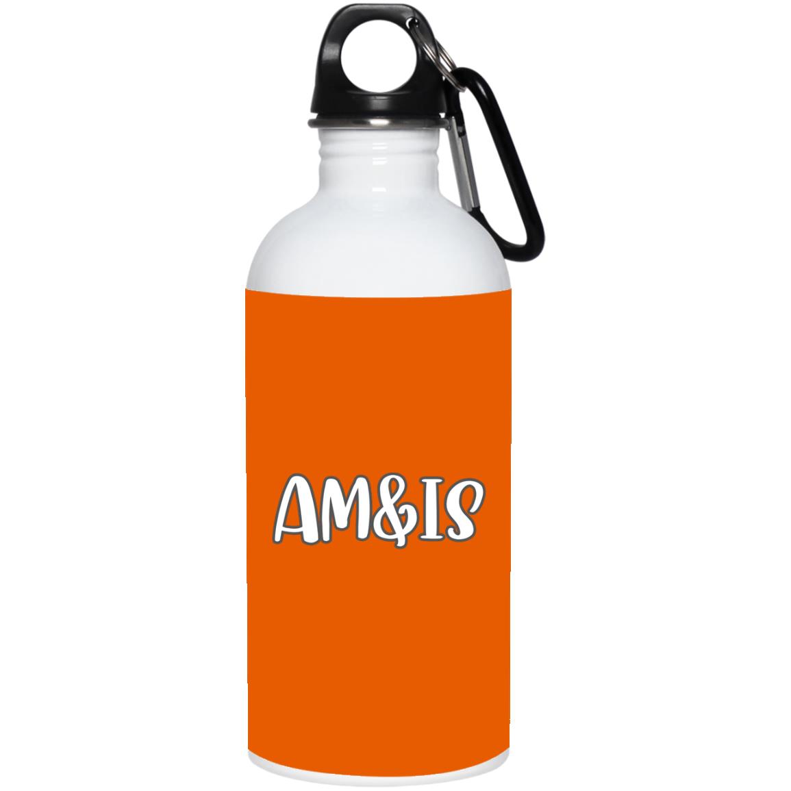 BURNT ORANGE ONE SIZE - AM&IS Activewear 20 oz. Stainless Steel Water Bottle - Drinkware at TFC&H Co.
