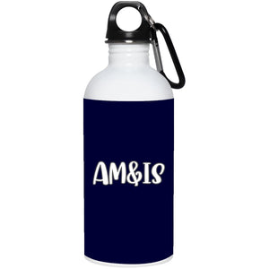 NAVY ONE SIZE - AM&IS Activewear 20 oz. Stainless Steel Water Bottle - Drinkware at TFC&H Co.
