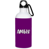 PURPLE ONE SIZE - AM&IS Activewear 20 oz. Stainless Steel Water Bottle - Drinkware at TFC&H Co.
