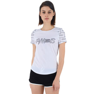 - Am&Is Activewear Back Cut Out Sport Tee - 4 colors - womens t-shirt at TFC&H Co.