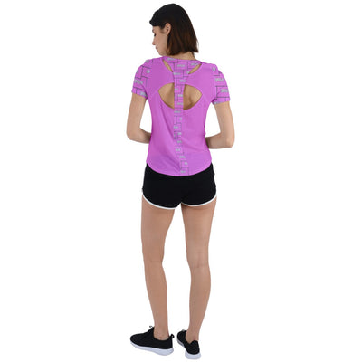 - Am&Is Activewear Back Cut Out Sport Tee - 4 colors - womens t-shirt at TFC&H Co.