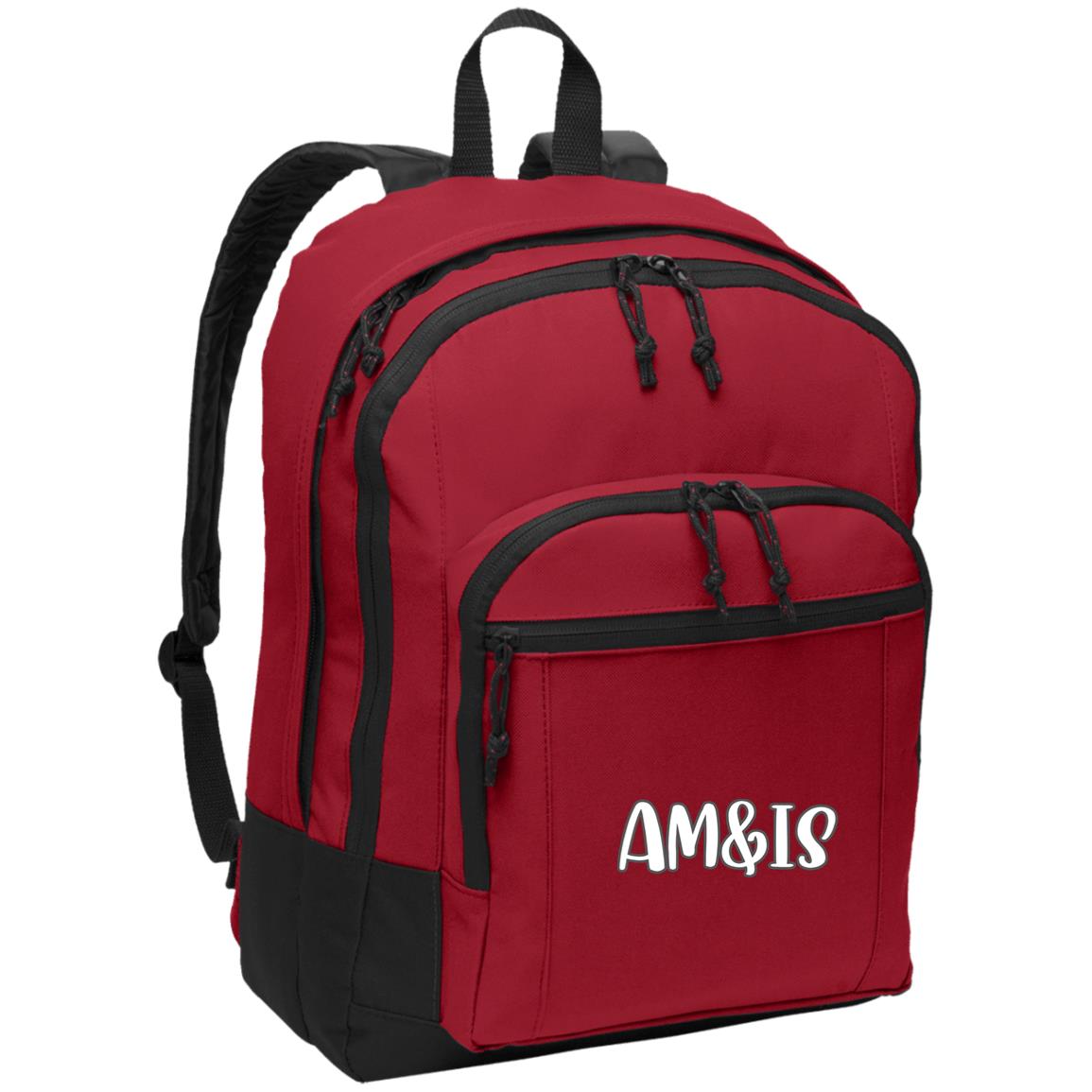 RED ONE SIZE - AM&IS Activewear Basic Backpack - Backpacks at TFC&H Co.