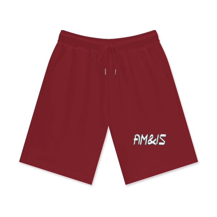 WINERY - Am&Is Activewear Men's 100% Cotton Track Shorts - mens shorts at TFC&H Co.