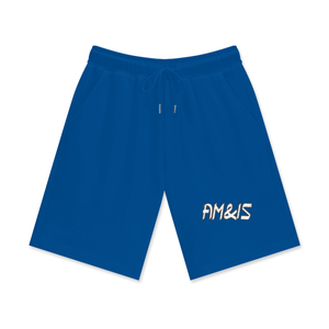 LAPIS BLUE - Am&Is Activewear Men's 100% Cotton Track Shorts - mens shorts at TFC&H Co.