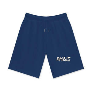 NAVY BLUE - Am&Is Activewear Men's 100% Cotton Track Shorts - mens shorts at TFC&H Co.