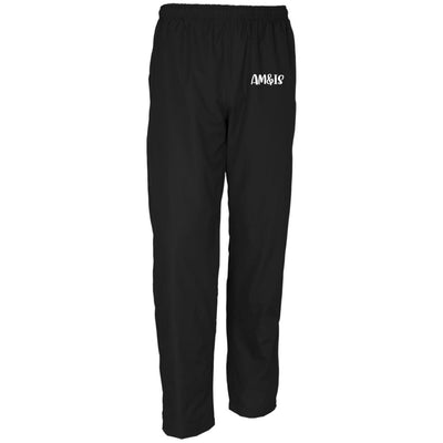 BLACK - AM&IS Activewear Men's Wind Pants - mens trackpants at TFC&H Co.