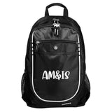 BLACK ONE SIZE - AM&IS Activewear Rugged Bookbag - backpack at TFC&H Co.