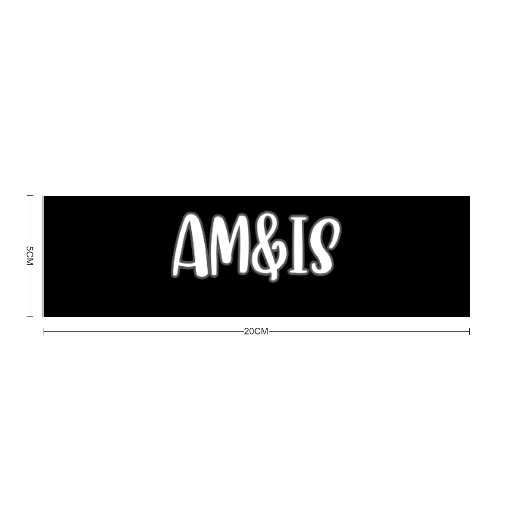 - Am&Is Unisex Polyester Magic Scarf Headband - Black - headband at TFC&H Co.