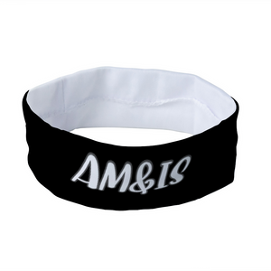 - Am&Is Unisex Polyester Magic Scarf Headband - Black - headband at TFC&H Co.
