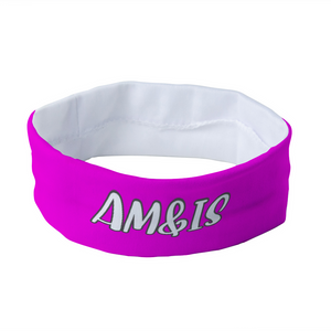 - Am&Is Women's Polyester Magic Scarf Headband - Pink - headband at TFC&H Co.