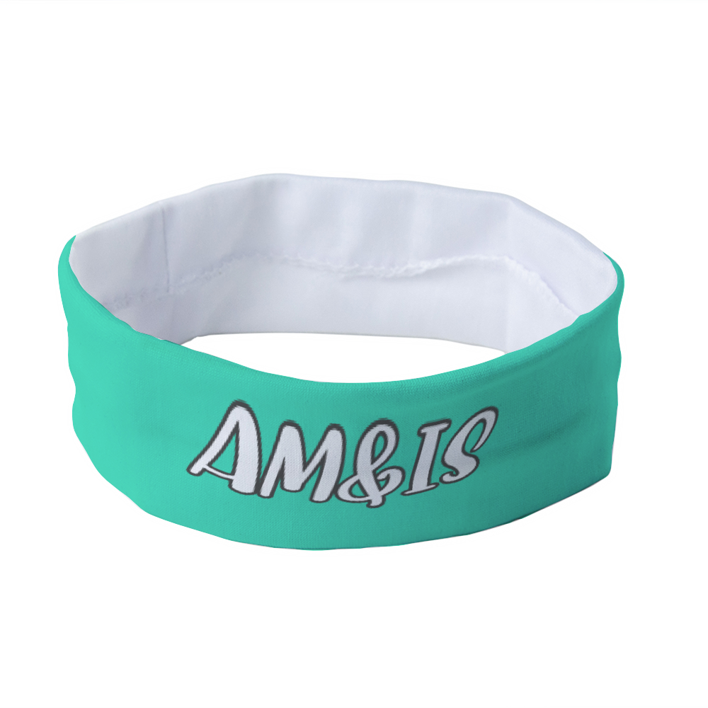 - Am&Is Women's Polyester Magic Scarf Headband - Turquoise - headband at TFC&H Co.